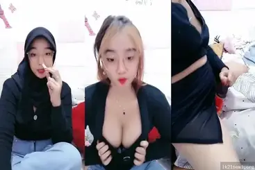 Ukhti Tetek Gede Jilbab Ketat Becek Total Viral poster